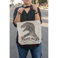 Load image into Gallery viewer, Raptor &quot;Kiss Me&quot; Tote Bag
